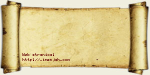 Kristina Debelnogić vizit kartica